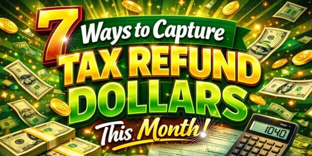 7 Ways to Capture Tax Refund Dollars This Month